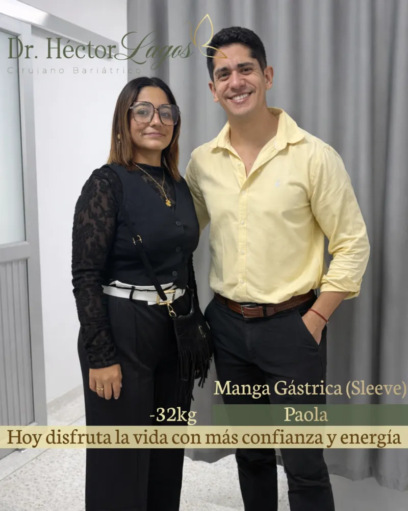 Paola, resultado después de su cirugía bariátrica